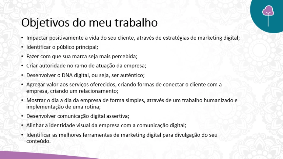 Foto 2:  — Natália Bendini - Gestão de Tráfego