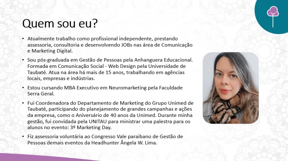 Foto 1:  — Natália Bendini - Gestão de Tráfego